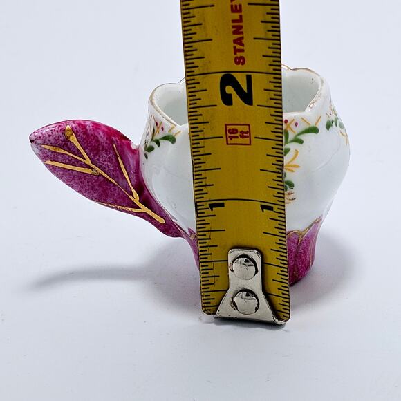 Miniature Tea Cup Flower  Devorative China  Gold Trim - Picture 7 of 8